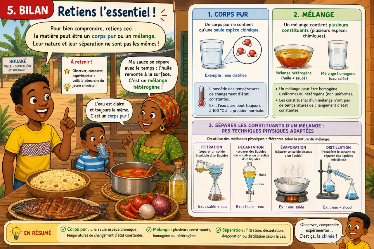 Corps purs et mélanges — illustration
