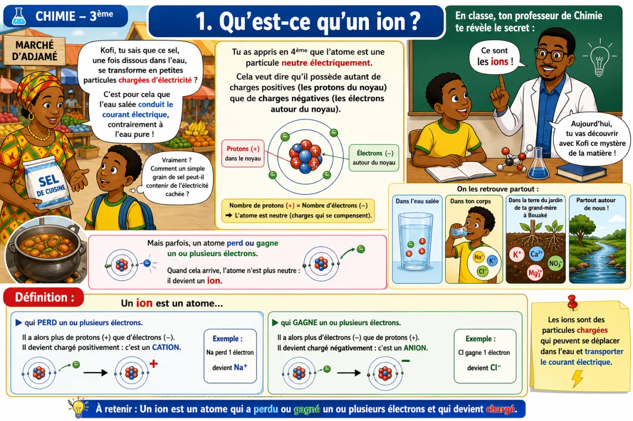 Ions - découverte — illustration