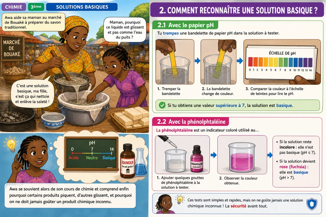 Solutions basiques — illustration