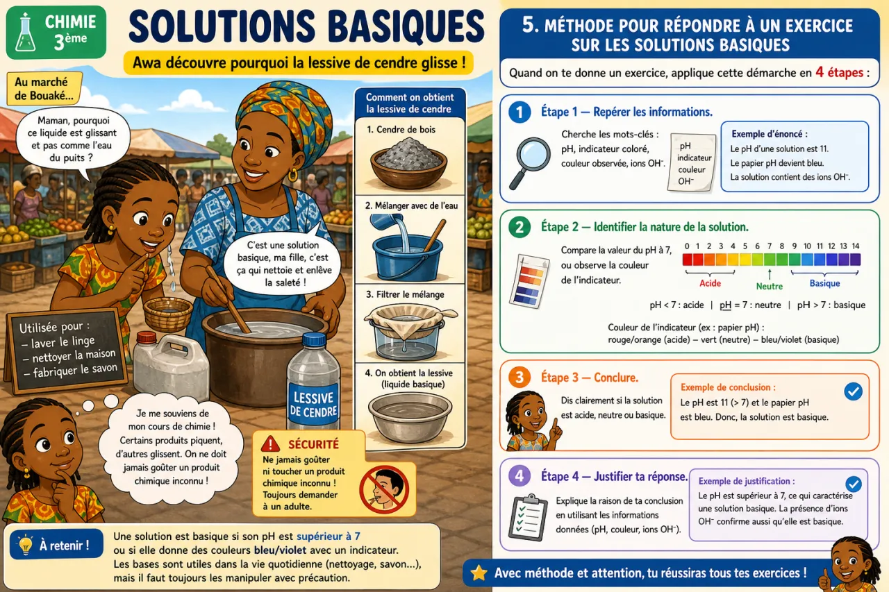 Solutions basiques — illustration