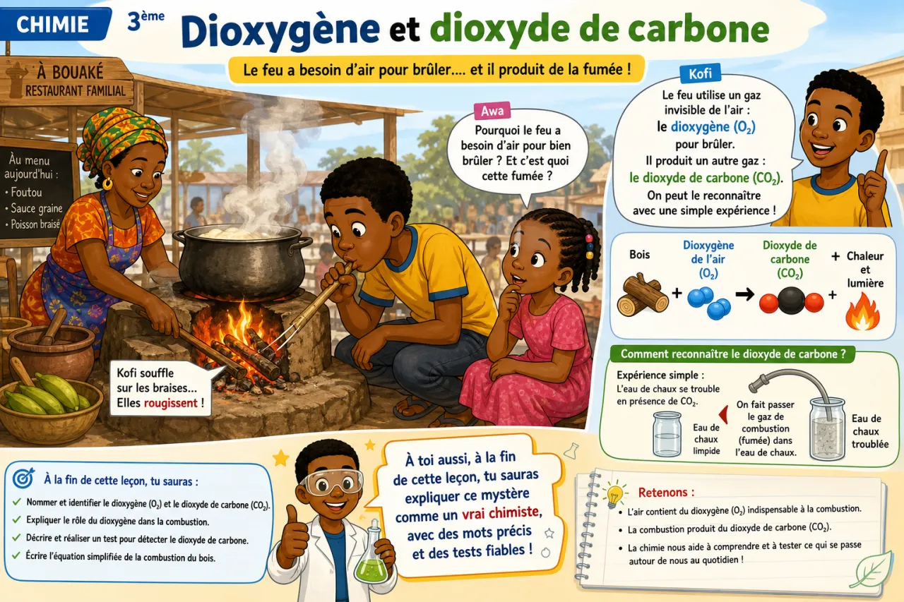 Dioxygène et dioxyde de carbone