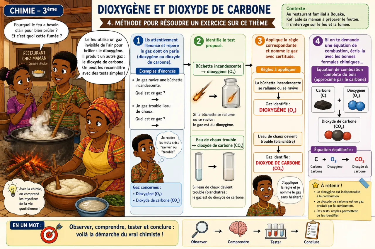Dioxygène et dioxyde de carbone — illustration
