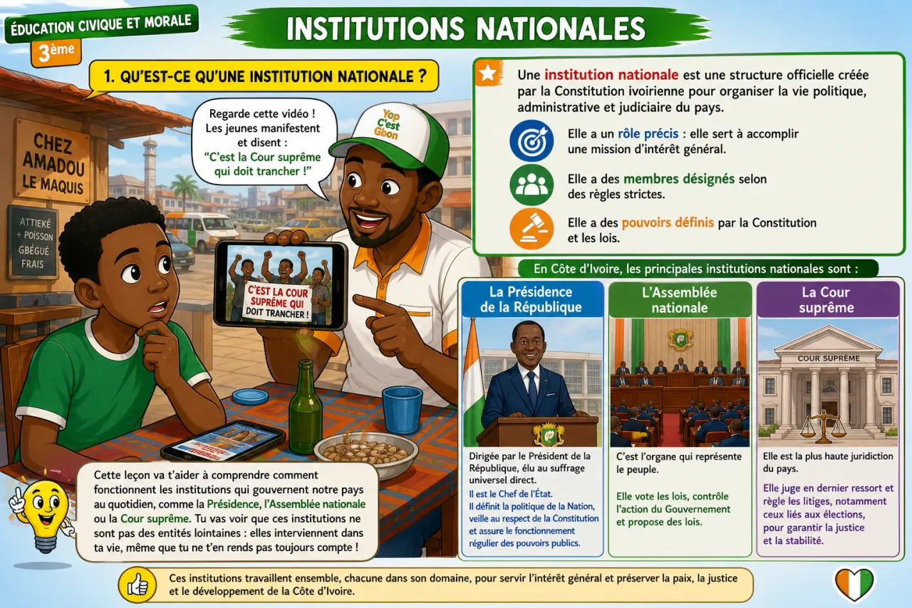 Institutions nationales — illustration