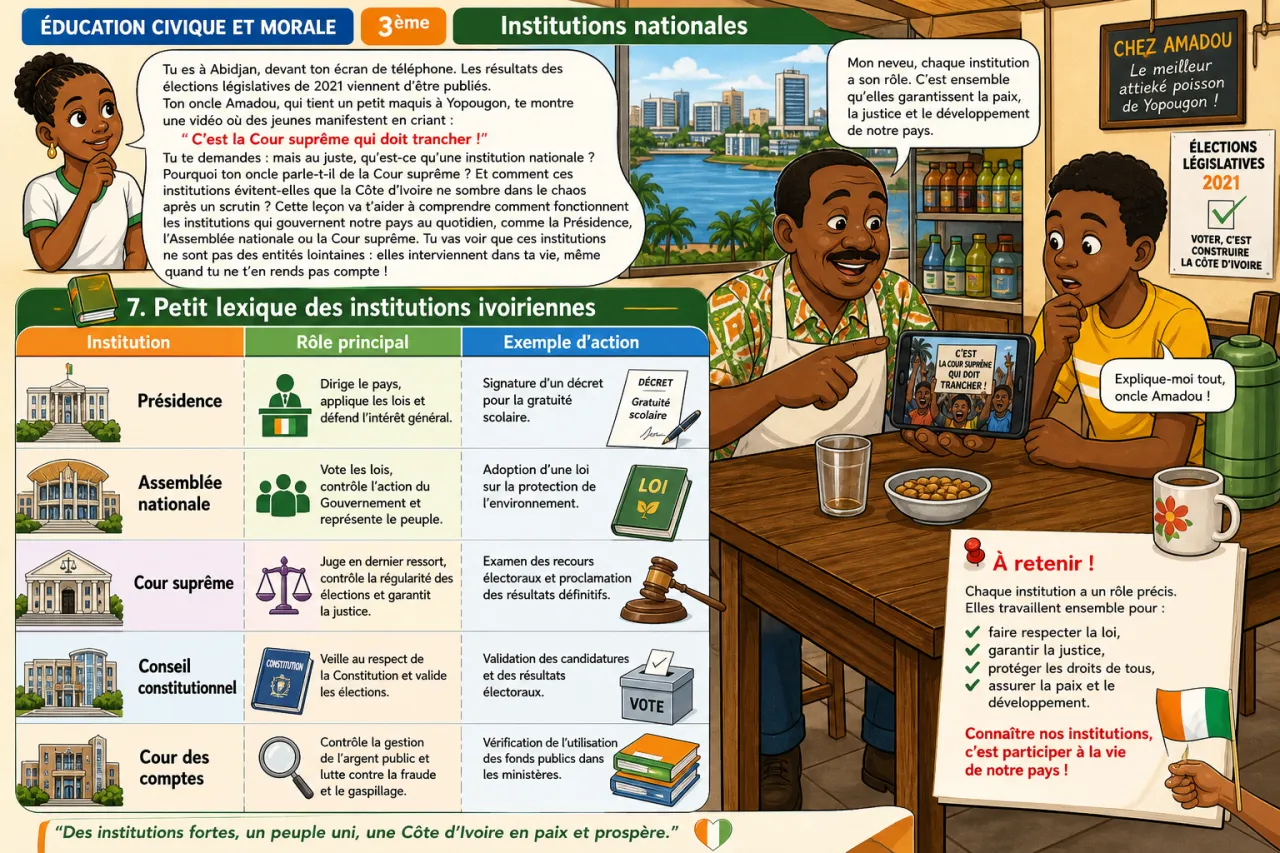 Institutions nationales — illustration